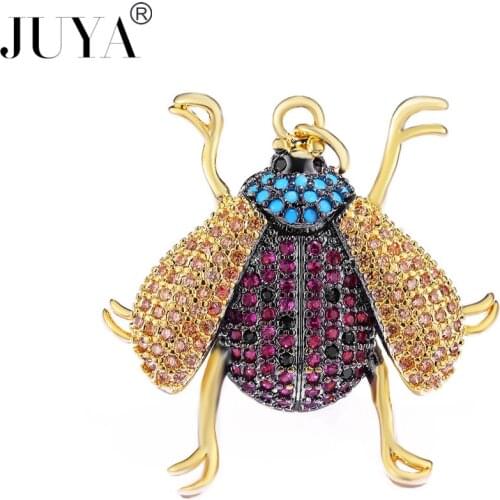 Pendants jewelry making 2018 NEW Insect Bee Charm Pendant for necklace earrings jewellery accessories Micro Paved AAA CZ Zircon