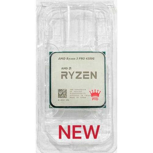 AMD Ryzen 3 PRO 4350G R3 PRO 4350G 3.8GHz Four-Core Eight-Thread 65W CPU Processor L3=4M 100-000000148 Socket AM4 New no cooler
