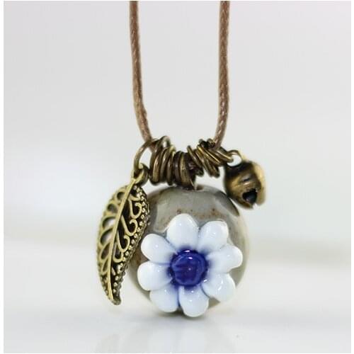Hand knead floret clavicle necklace brief paragraph all sorts of national wind restoring ancient ways free shipping #1807