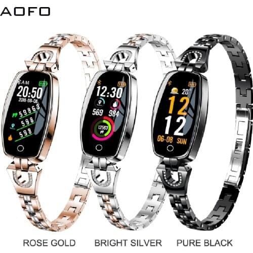 AOFO Fashion Smart Watch Touch Screen Water Resistant Smartwatch Phone with Sleep Monitor, Heart Rate Monitor Running Calories