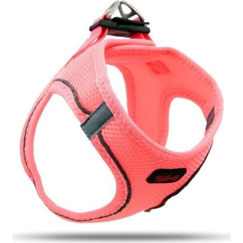 Tailpetz Airmesh Neon-Pink Cat Dog Chest Collar 424163390