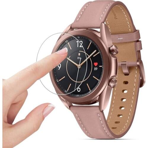 Premium Watch Film For Samsung Galaxy Watch 3 45MM Tempered Glass For Galaxy Watch 3 41MM Anti-Scratch Screen Protector Cover