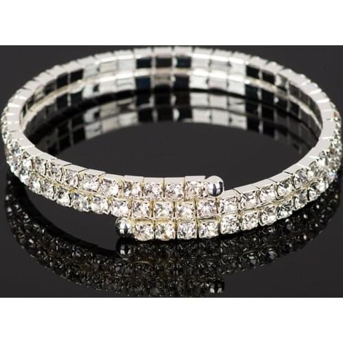 2021 New Korea Fashion CZ Bracelets for Women Fashionable Simple Bracelet Wedding Bracelet Temperament Jewelry Wholesale