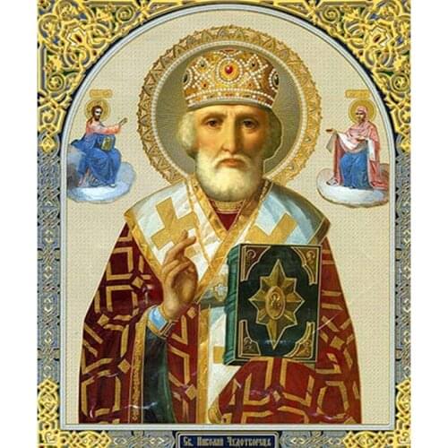 SHANSHIYOUPIN 5D DIY Diamond Painting Men Religion Icons Diamond Embroidery Cross Stitch Full Diamond Mosaic Home Decor