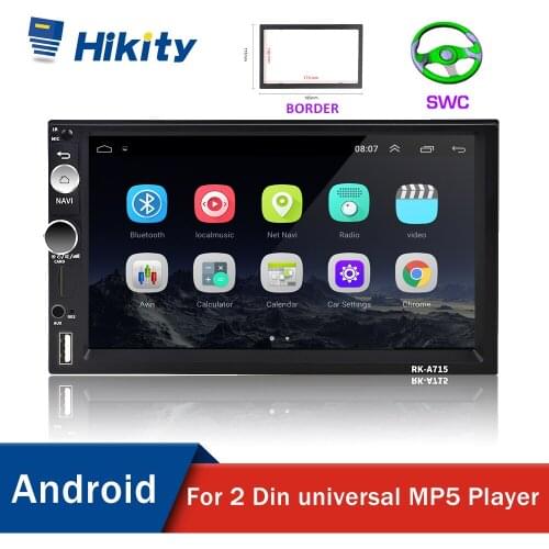 Hikity 2 Din Car Radio Multimedia Video Player Universal auto Stereo GPS MAP For Volkswagen Nissan Hyundai Kia toyota CR-V