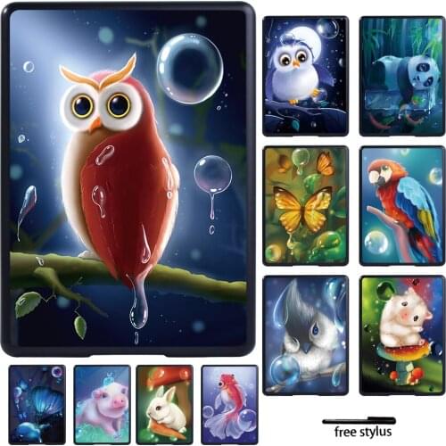Tablet Case for Kindle Paperwhite 1 5th/2 6th/3 7th/4 10th ,Case for Kindle 10th Gen 2019/8th Gen 2016 Animal Print Hard Shell