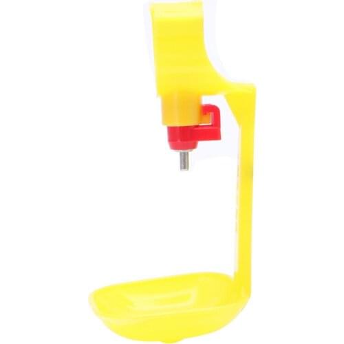 Water Nipple Drinker Feeder Hot Poultry Chicken Hanging Duck Drinking With Cup