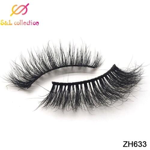 S&L collection 3D mink lashes Mink eyelashes False Eyelashes Super Fluffy reusable Crisscross cilios Glamorous for dramatic make