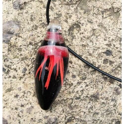 FREE SHIPPING red Jellyfish black Bottom glass beades Pendants handmade jewelry