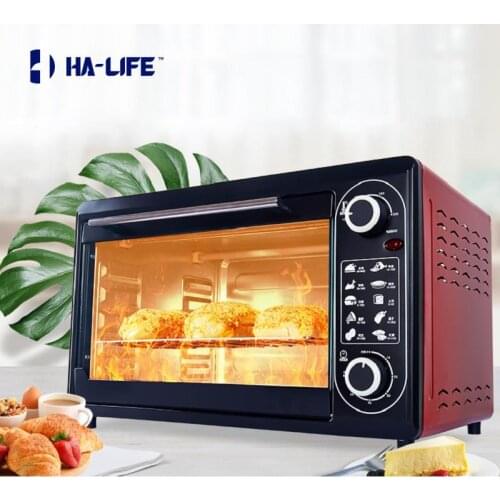 Multifunctional Electric Oven 48L Household Bakery Toaster Pizza Kitchen Appliances Electric 220V Timing Baking For 6 People