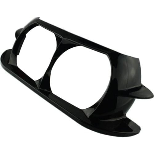 Motorcycle Dual Headlamp Headlight ABS Fairing Trim Bezel Cover For Harley Touring Road Glide 2015 2016 2017 2018