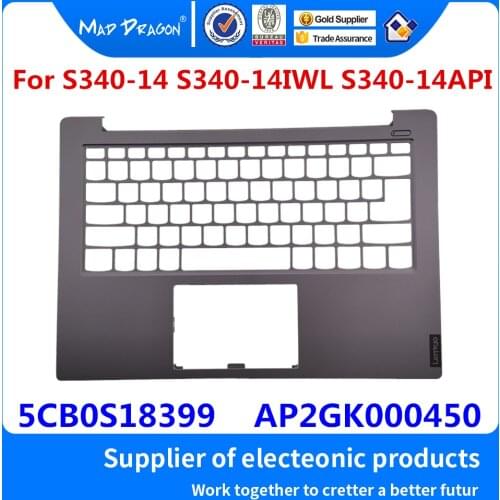 New Original Palmrest Keyboard Bezel Upper CaseGray For Lenovo Ideapad S340-14 S340-14IWL S340-14API 5CB0S18399 AP2GK000450