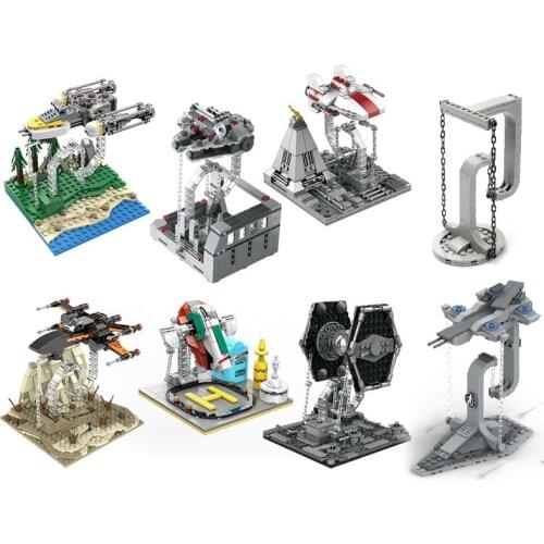 2021 new creative suspension balance frame model set building blocks assembly toys childrens birthday gifts boys and girls