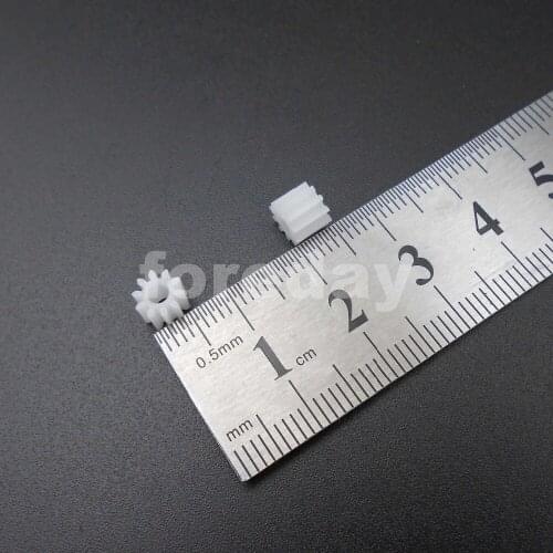 1000PCS NEW Plastic Spur Gear (102.5A) 0.5 Modulus Aperture 2.5mm Tight T=10 Gears 0.5M 10T Height 5MM 1000PCS/LOT * FD157X1000