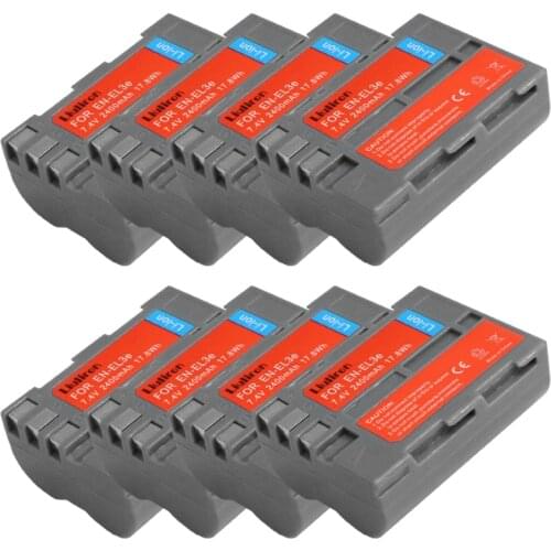 Wholesale 8pcs EN EL3e EN EL3e EL3a EN-EL3e Battery for Nikon D300S D300 D100 D200 D700 D70S D80 L50