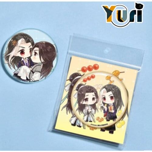 Limit Original Shanhe Jian Xin Thousand Autumns Yan Wushi Shen Qiao Anime Figure Metal Badge Brooch Pins Cosplay Fan Gift C TX