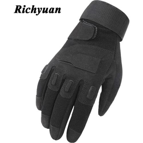 Us Military Tactical Gloves Outdoor Army Full Finger Combat Motocycle Slip-resistant Carbon Fiber Tortoise Shell Gloves Men