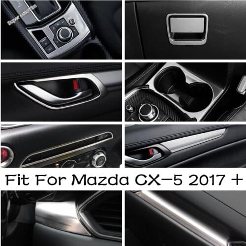 Glove Box / Tweeter / CD / Window / Cup / Door Sills / Handle Bowl / Transmission / AC Cover Trim For Mazda CX-5 2017 - 2021