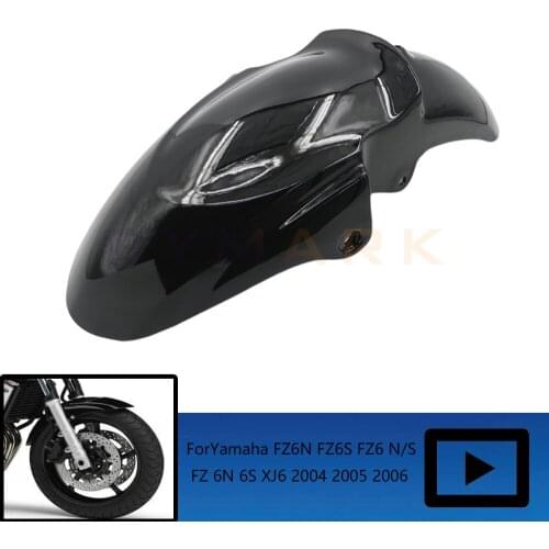 Suitable for Yamaha FZ6N FZ6S FZ6-N FZ6-S Fazer XJ6 2004 2005 2006 Motorcycle ABS Front Fender And Front Splash Guard Fairing
