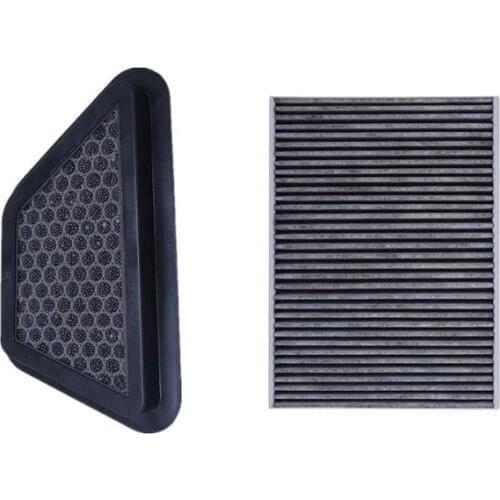 Cabin Filter 4m0819439 4m0819100 For Audi Q7 Q8 4m 2015-2019 2.0t 3.0t Model 2pcs External Filter+built Carbon Filter Set