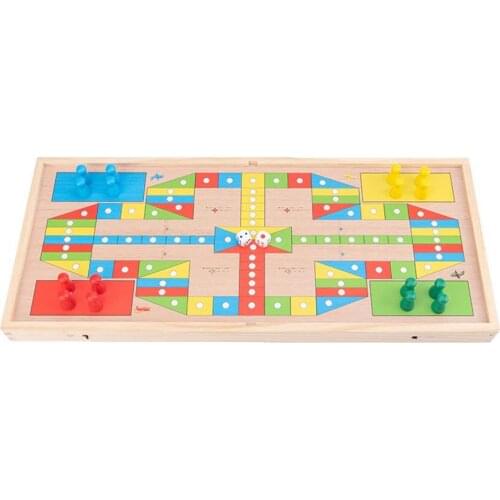 Catapult Chess Bumper Interactive 2-in-1 For Parent Child Interaction Board Games Bouncing Flying Fly Chess Table Hockey Toy