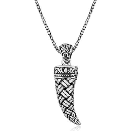 Tevuli 925 Sterling Silver Elephant Female Male Necklace