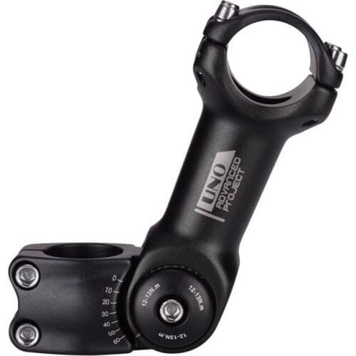 Adjustable Angle Bicycle Stem Riser 25.4/31.8mm Handlebar Stem Aluminum Alloy Front Fork Stem Mountain Bike DIY Accessories