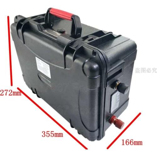 Waterproof 12V 100AH Lifepo4 battery 100A BMS for 1000W Ship machine inverter Emergency Power Supply Tricycle + 10A Charger