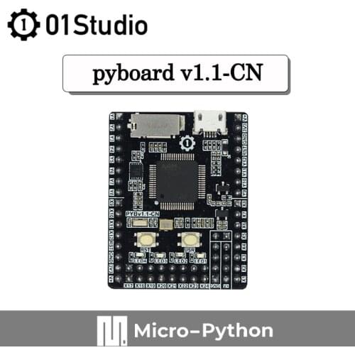 01Studio pyBoard V1.1-CN Micropython STM32 STM32F405 Development Demo Board Embedded Programming