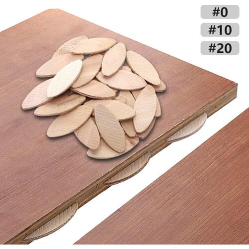 100pcs/set DIY Durable Home For Woodworking Model Strength Stability Easy To Install Wood Biscuits Joiner Connection Plates Tool