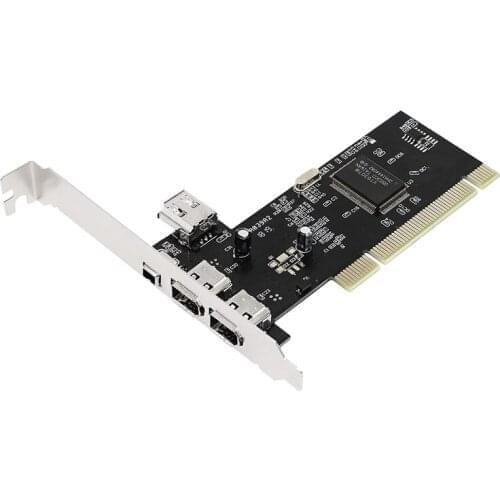 3 Port IEEE 1394 Firewire Card PCI Firewire Adapter IEEE 1394 PCI Controller Card for Desktop PC