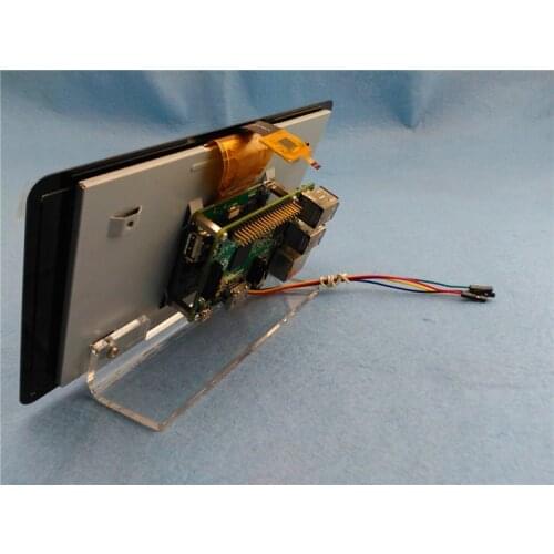 60 degrees 7 inch screen bracket for Raspberry Pi 3 b 7 inch official screen