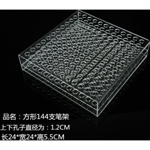 Acrylic 144 holes Pen holder pen pencil Display Multi-Functional Exhibition Stand Display Holder Shelf