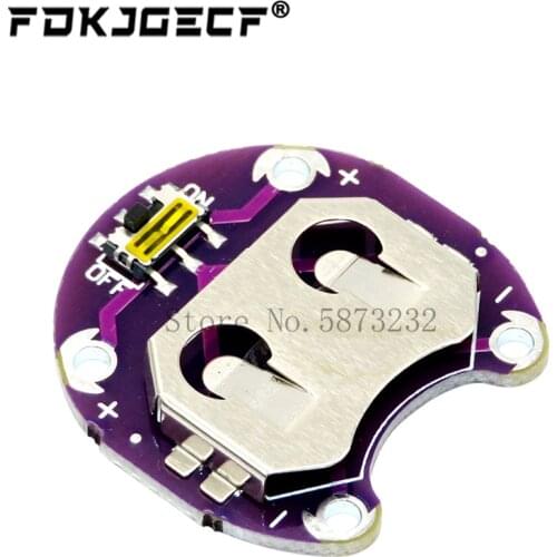 LilyPad Coin Cell Battery Holder CR2032 Battery Mount Module for arduino DIY KIT