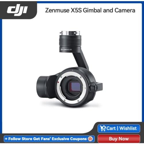 DJI Zenmuse X5S Gimbal and Camera (Lens Excluded) 5.2K video support for high-end professional filmmaking Original