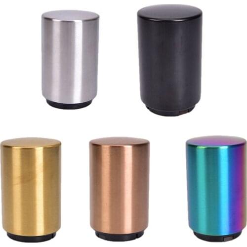 Pocket Stainless Steel Bottle Opener Automatic Push Down Soda Beer Cap Opening