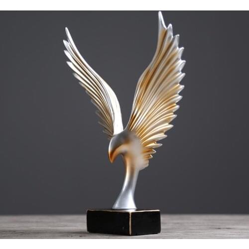 Creative Roc Bird Spreads Wings Wine Cabinet Home Decor Ornament Model Room Office Crafts Furnishings Abstract Sculpture Gift