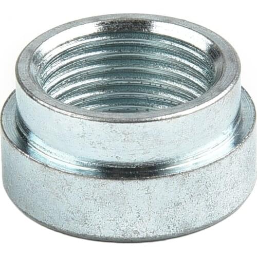 M18*1.5 O2 Iron Oxygen Sensor Spacer Adapter Isolator Extender Lambda Joints Converter Weld On Bung+Plug Nut+Cap Kit