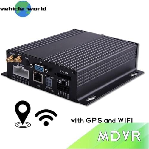4CH 720P Mobile DVR with GPS WiF Free CMS System