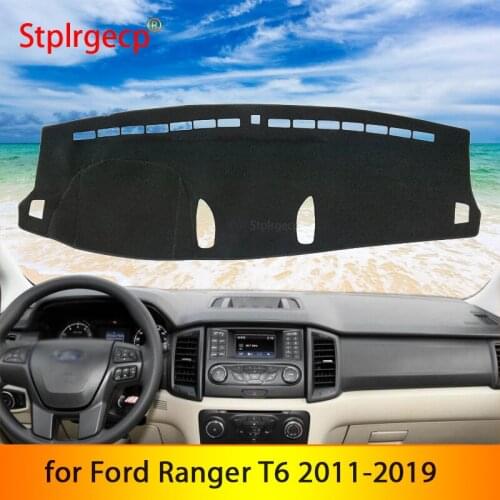 For Ford Ranger T6 2011-2019 Anti-Slip Mat Dashboard Cover Pad Sunshade Dashmat Car Accessories 2013 2014 2015 2016 2017 2018