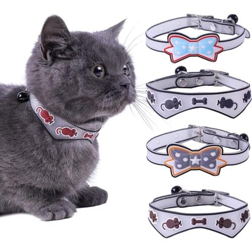 2021 New Glowing Dog Cat Collar Pet Luminous Collar Anti-Loss Fluorescent Silicone Cat Collars Necklace Pet Dogs Accessories