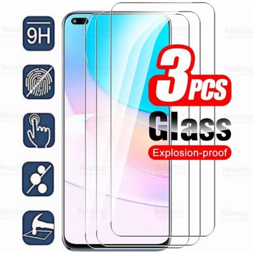 For Huawei Nova 8i Glass 3pcs Full Cover Tempered Glass Hauwei Huawey Nova 8 i i8 Nova8i 6.67" Screen Protector Protective Film