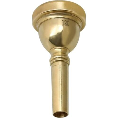 High-grade 12C Trombone Mouthpiece Gold-plated for Trombone Accessories