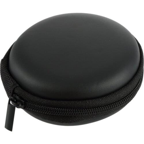 1 pc Durable EVA Black Portable Carrying Hard Holder Case Storage Bag for Earphone Headphone Memory Card for for Easy Travel