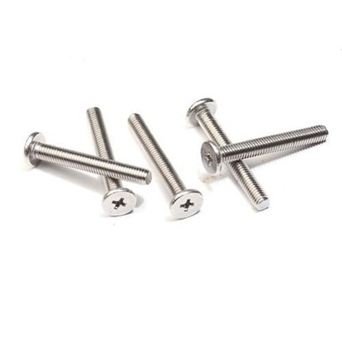 10Pcs M6x10mm-40mm Stainless steel notebook digital flat screw phillips countersunk head screws cross computer bolts