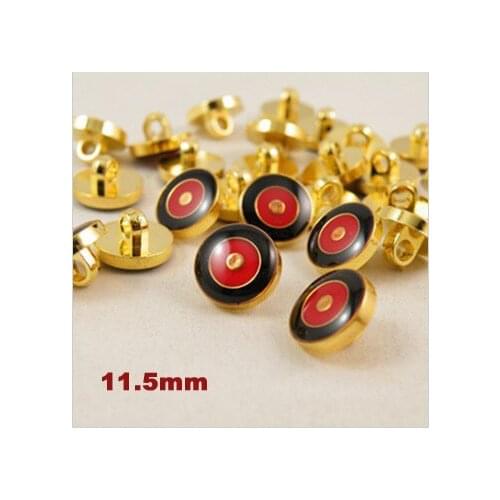 30pcs/lot Fashion gold edge two-tone Shirt shank buttons plastic,button,plastic sewing buttons (SS-7090)