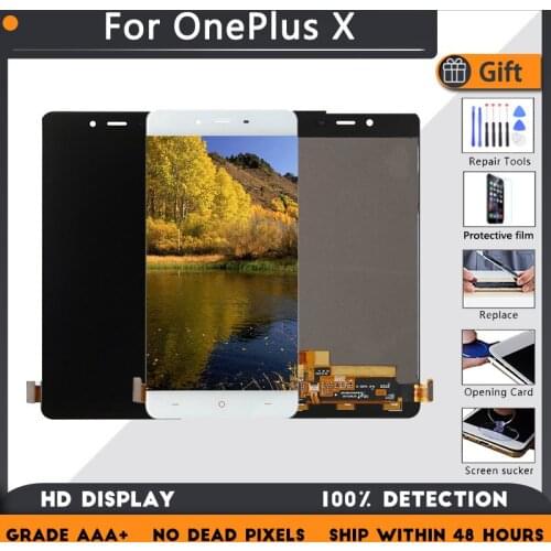 5.0'' 1+X AMOLED For Oneplus X ONE E1003, ONE E1001, ONE E1005 LCD Display Touch Screen Digitizer Assembly Replacement