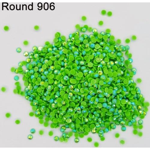 AB Stone Round Color Drills For DIY Diamond Painting Embroidery Rhinestones Colorful Mosaic Colored AB Needlework Home Decor 2.8