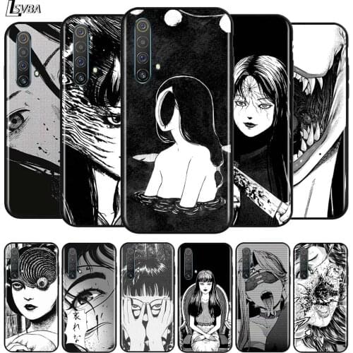 Anime Horror Comics for OPPO Realme V15 X5 X3 X50 X7 X2 C17 C11 C3 C2 7 7i 6 6S 6i 5 Narzo 20 Pro Black Phone Case