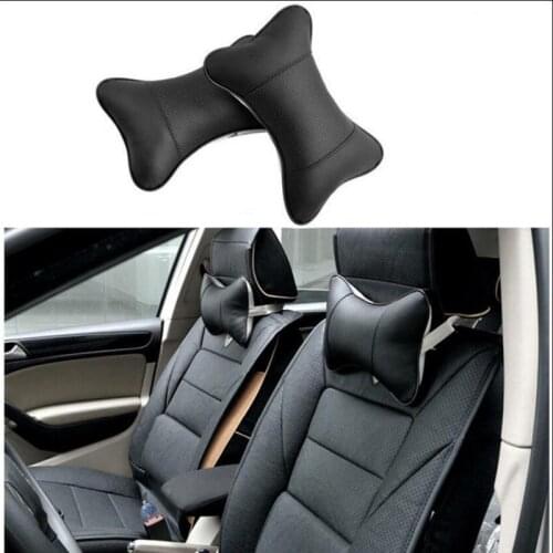 Car Neck Pillow Car Seat Headrest Neck Leather Cushion Car General Interior Goods Car Seat Headrest Neck Cushion